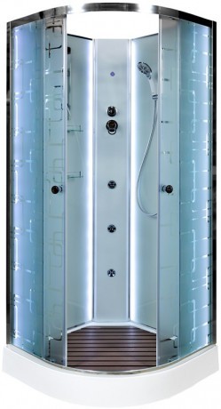 Душевая кабина Deto EM1510 N LED с гидромассажем