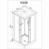 Душевая кабина Deto K409SLED