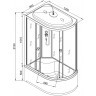 Душевая кабина Deto L920 L