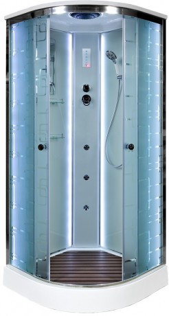 Душевая кабина Deto EM1590 LED с гидромассажем