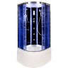 Душевая кабина Deto BМ4510 LED с гидромассажем BLACK