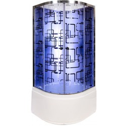 Душевая кабина Deto BМ4510 N LED с гидромассажем BLACK