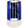 Душевая кабина Deto BМ4510 N LED с гидромассажем BLACK