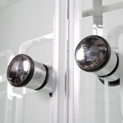 Душевая кабина Deto EM2712 N L LED с гидромассажем
