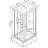 Душевая кабина Deto V150