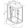 Душевая кабина Deto EM 4511 L