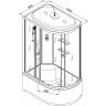 Душевая кабина Deto EM 4512 L