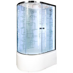 Душевая кабина Deto EM4511 N R LED с гидромассажем
