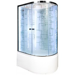 Душевая кабина Deto EM4512 N L LED с гидромассажем